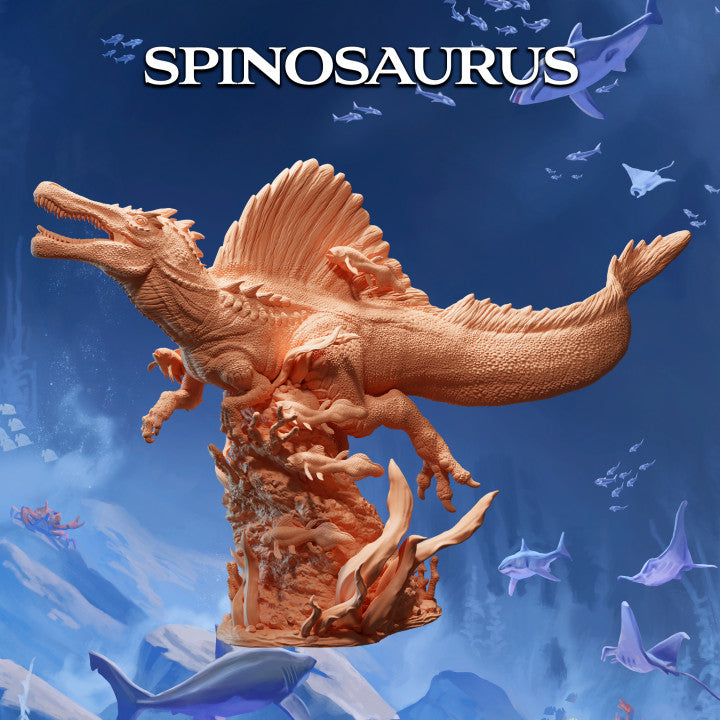 Spinosaraus - Swimming STL