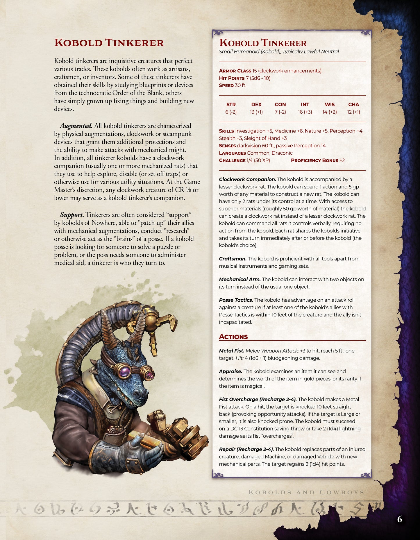 Kobolds & Cowboys Stat Bundle
