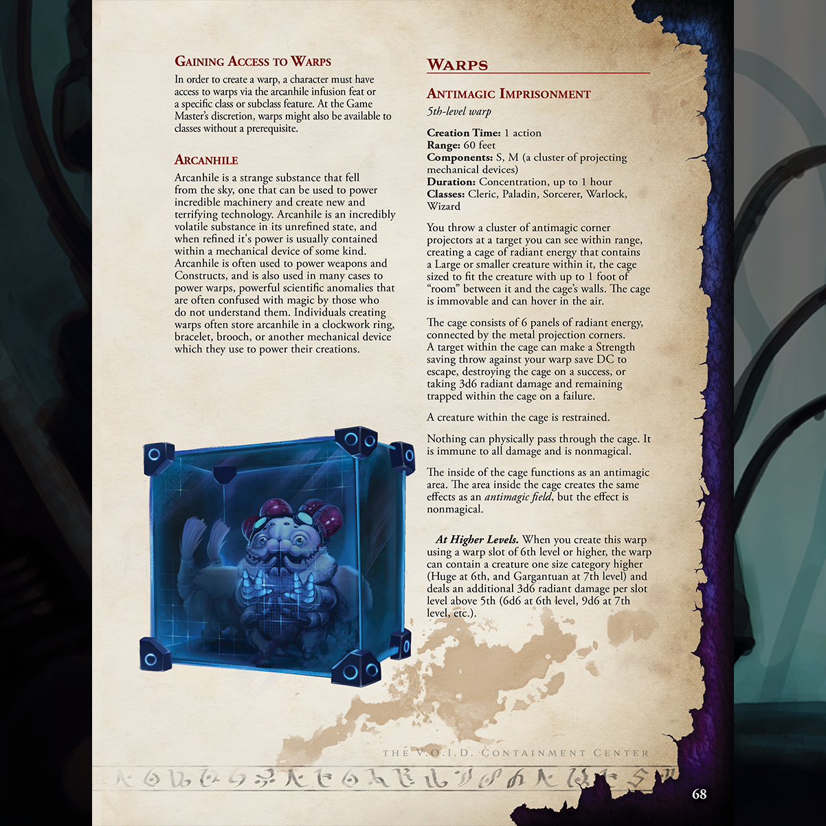 The V.O.I.D. Containment Center PDF Bundle