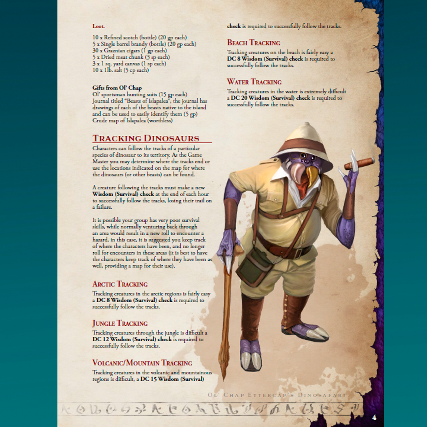 Ol' Chap Ettercap's Dinosafari PDF