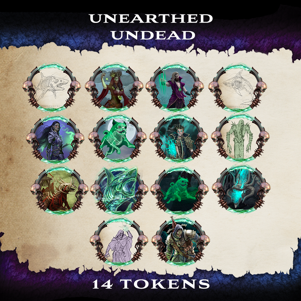 Unearthed Undead Token Pack