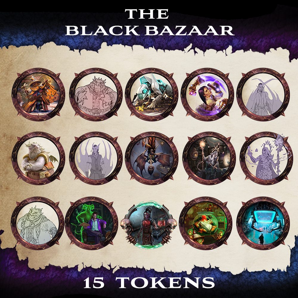 The Black Bazaar Tokens