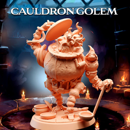 Cauldron Golem STL