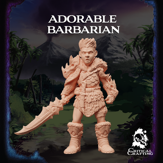 Adorable Barbarian STL
