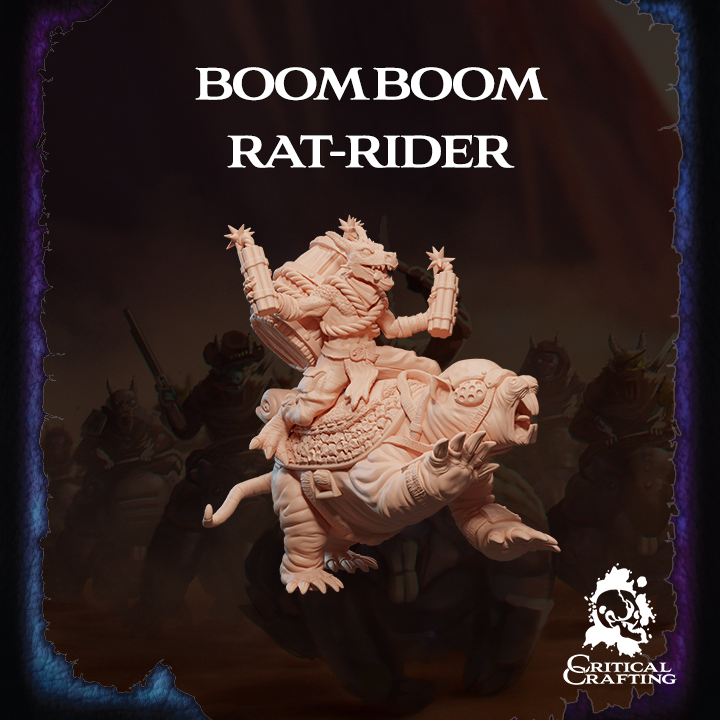 Boom Boom Rat Rider STL