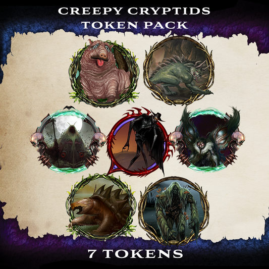 Creepy Cryptids Token Pack