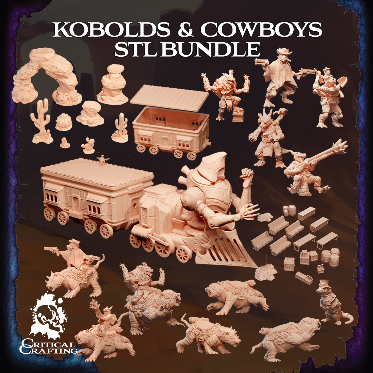 Kobolds & Cowboys STL MEGA BUNDLE