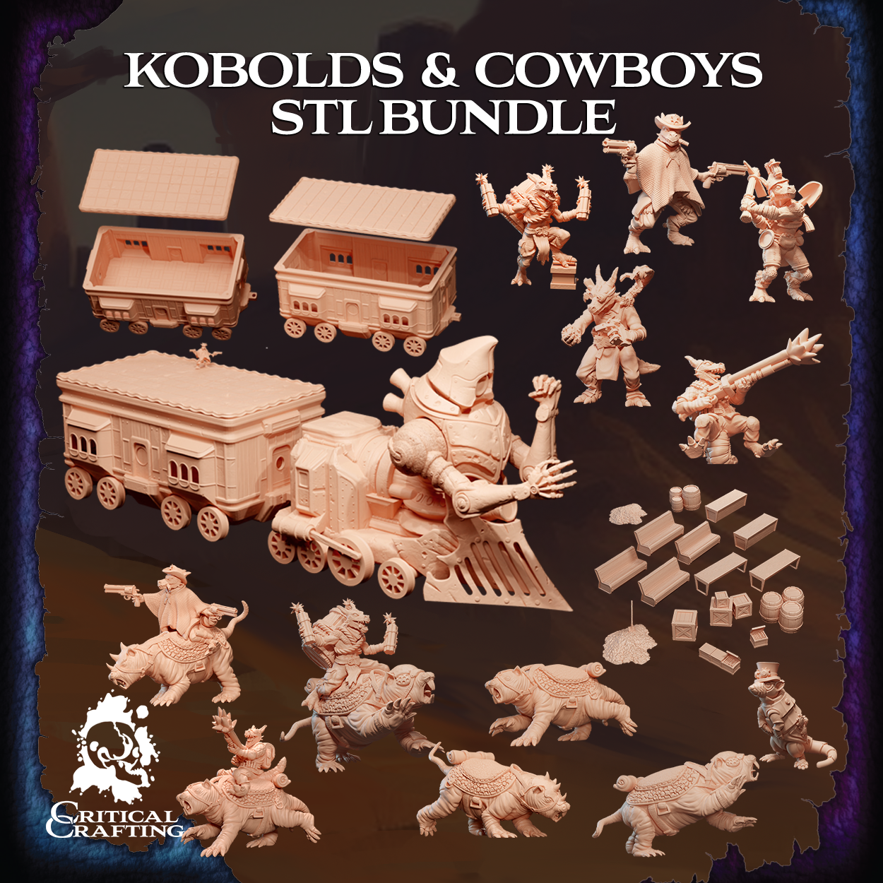 Kobolds & Cowboys STL MEGA BUNDLE