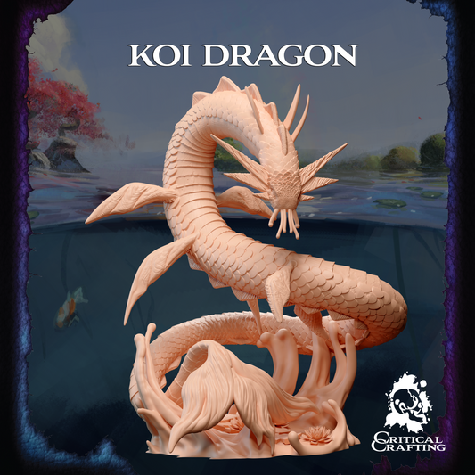 Koi Dragon STL