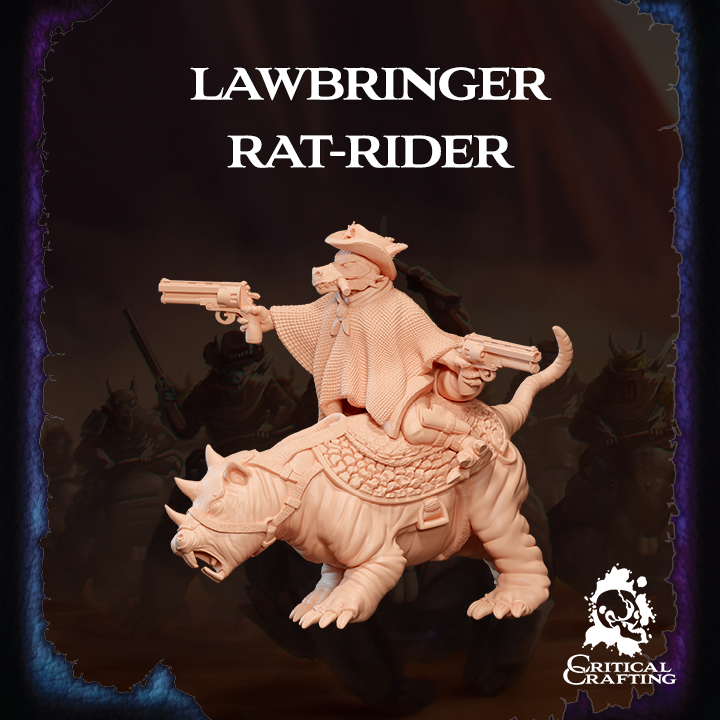 Lawbringer Rat Rider STL
