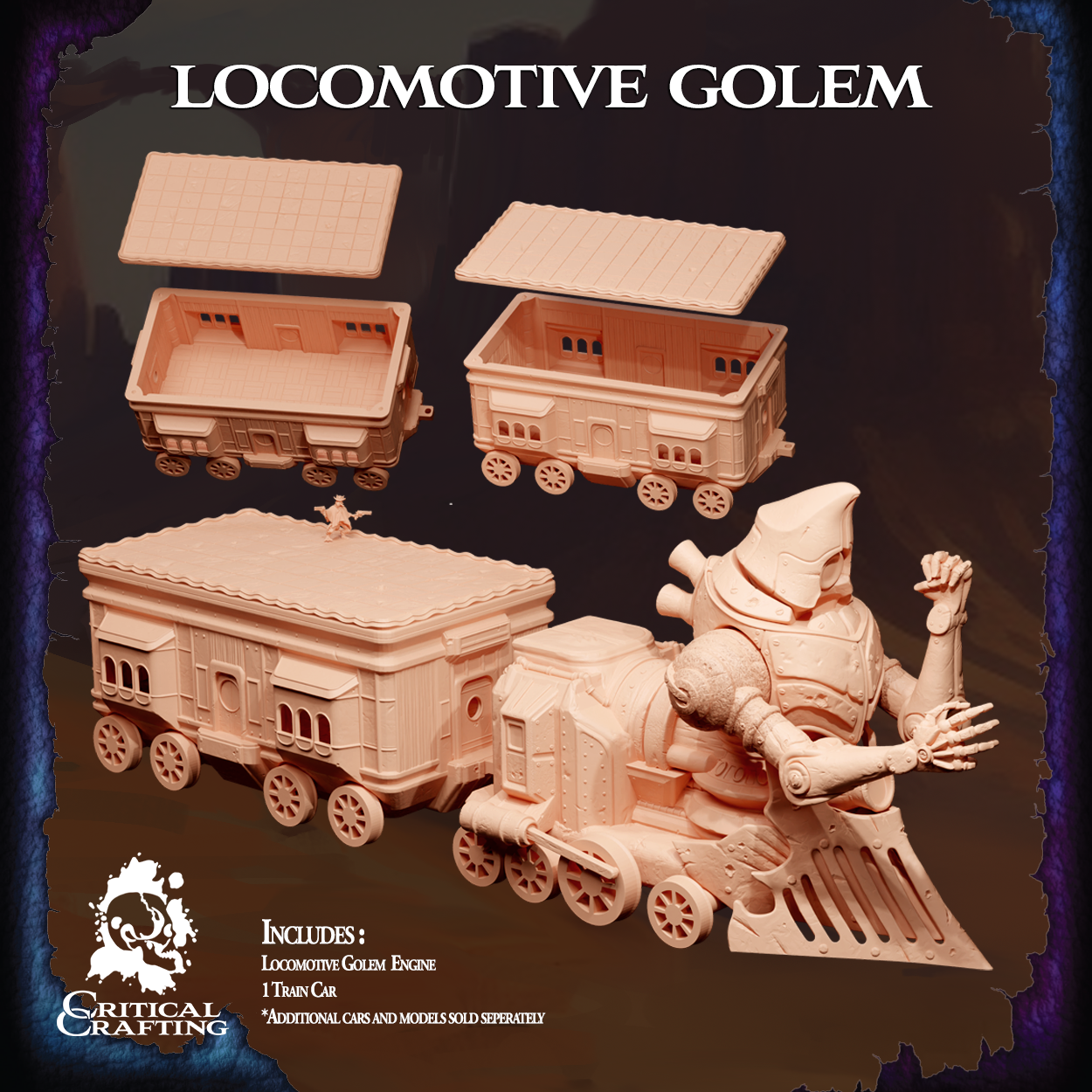 Locomotive Golem STL