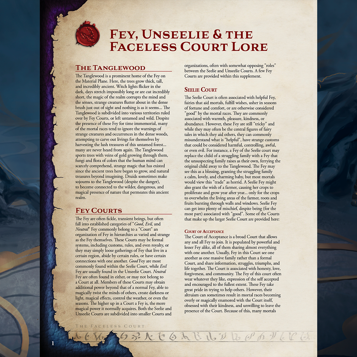 The Faceless Court PDF Bundle