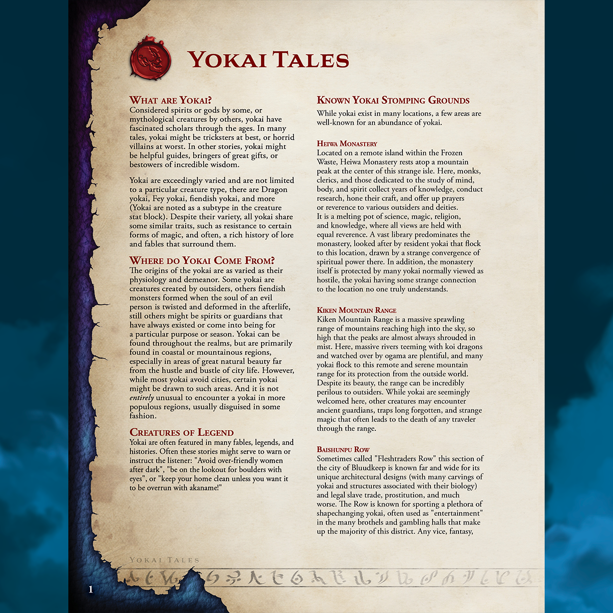 Yokai Tales