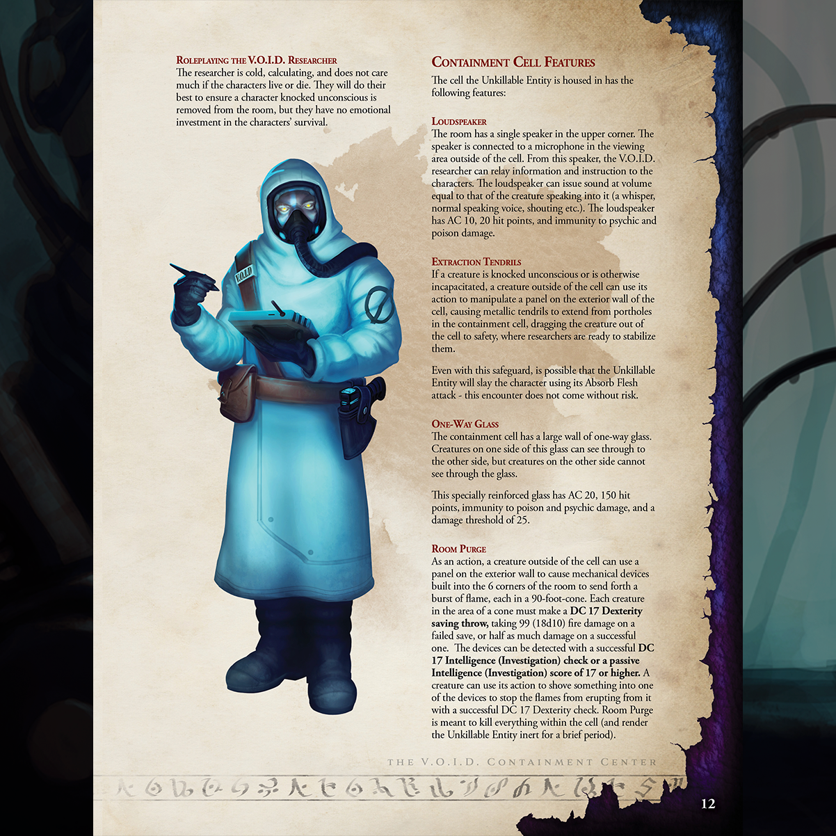 The V.O.I.D. Containment Center PDF Bundle