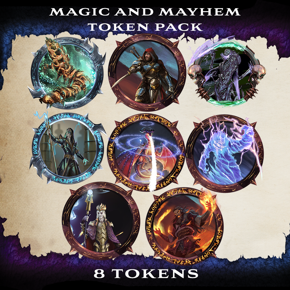 Mage Ripper Token Magic and Mayhem Token Pack – Critical Crafting