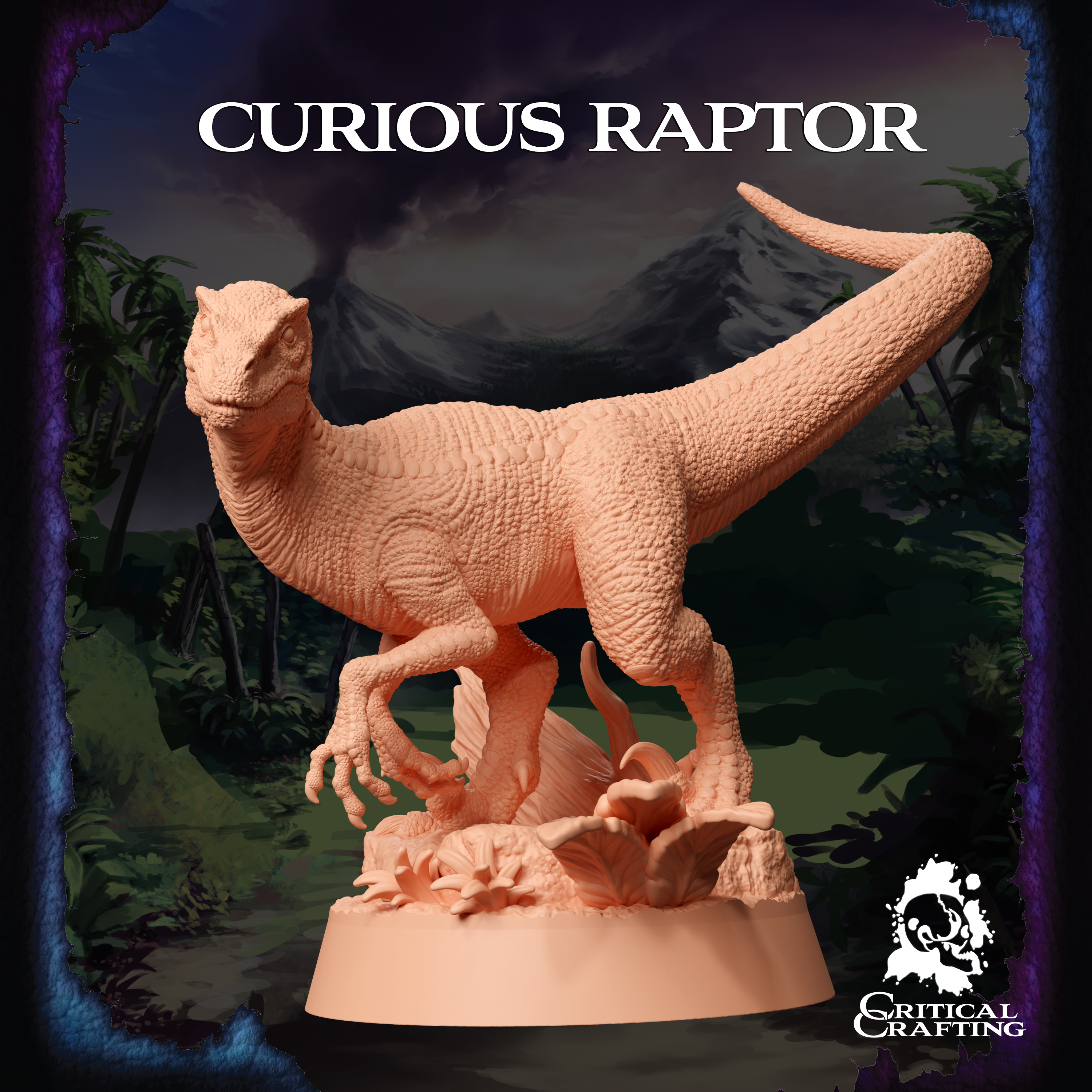 Curious Raptor STL – Critical Crafting