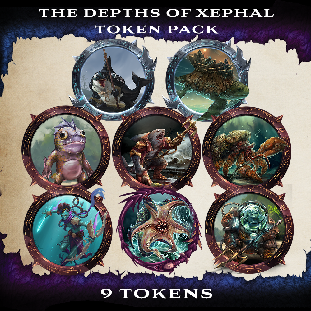 The Depths of Xephal Token Pack