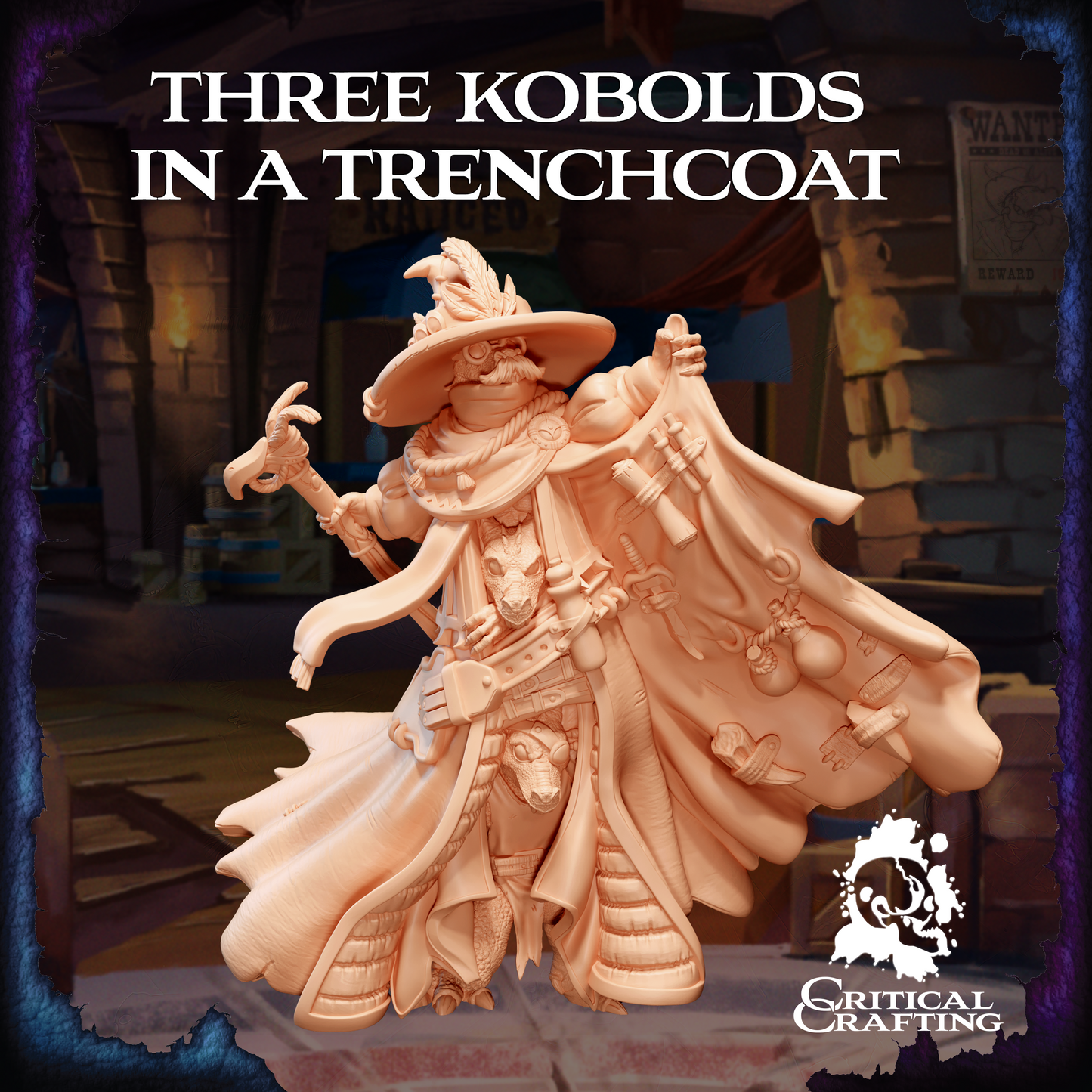 Three Kobolds in a Trench Coat