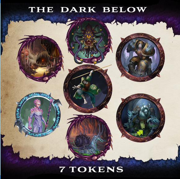The Dark Below Token Pack