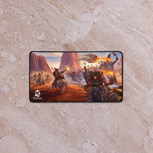 Kobolds and Cowboys Desk Mat