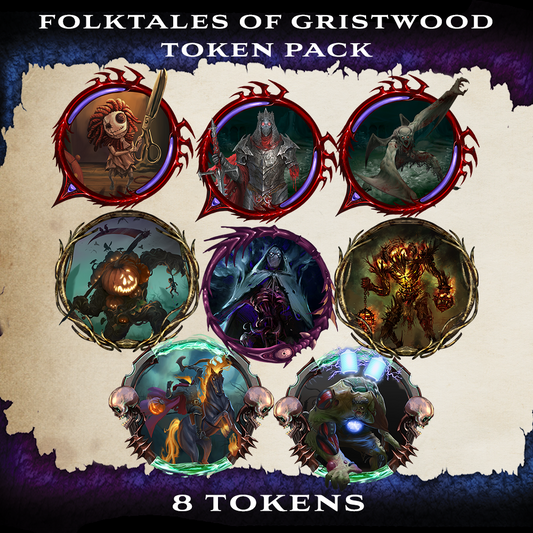Folktales of Gristwood Token Pack