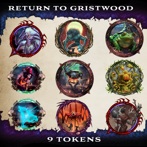 Return to Gristwood Token Pack