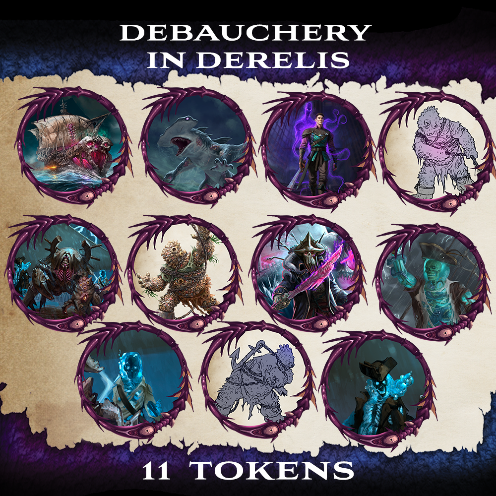 Debauchery in Derelis Tokens