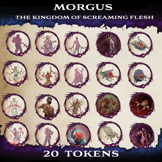 Morgus - The Kingdom of Screaming Flesh Token Pack