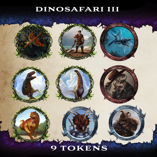 Dinosafari III Tokens