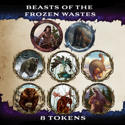 Beasts of the Frozen Wastes Token Pack