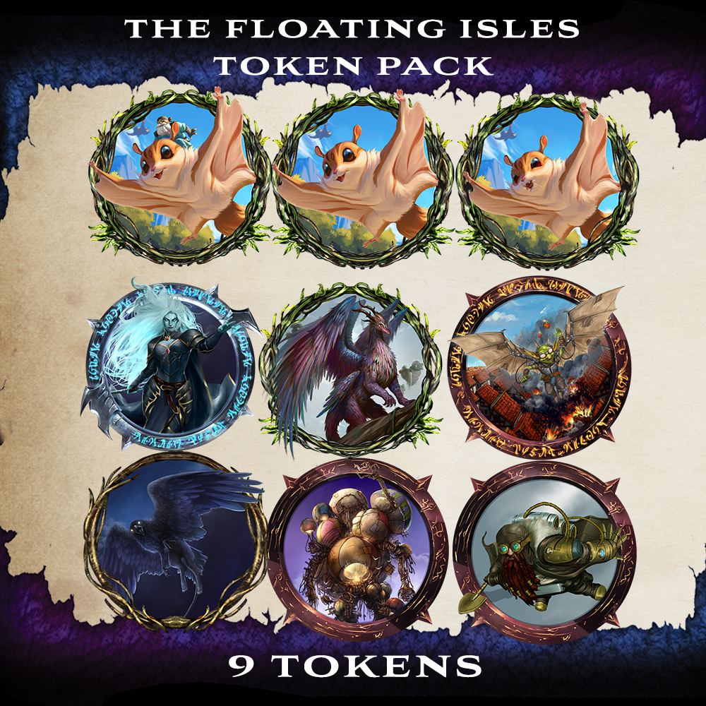 The Floating Isles Token Pack