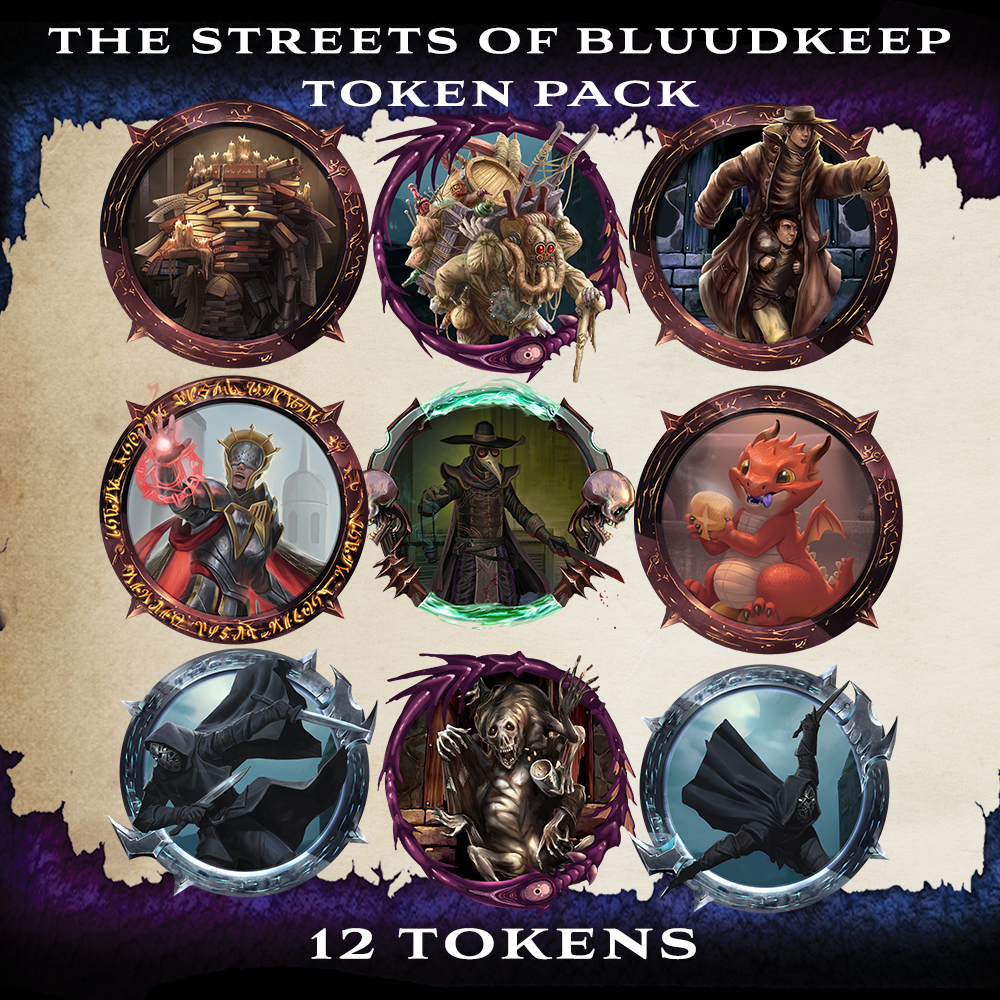 The Streets of Bluudkeep Token Pack