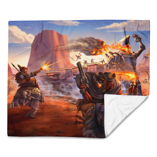 Kobolds and Cowboys Blanket